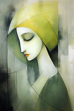 Vrouw abstract van Bert Nijholt