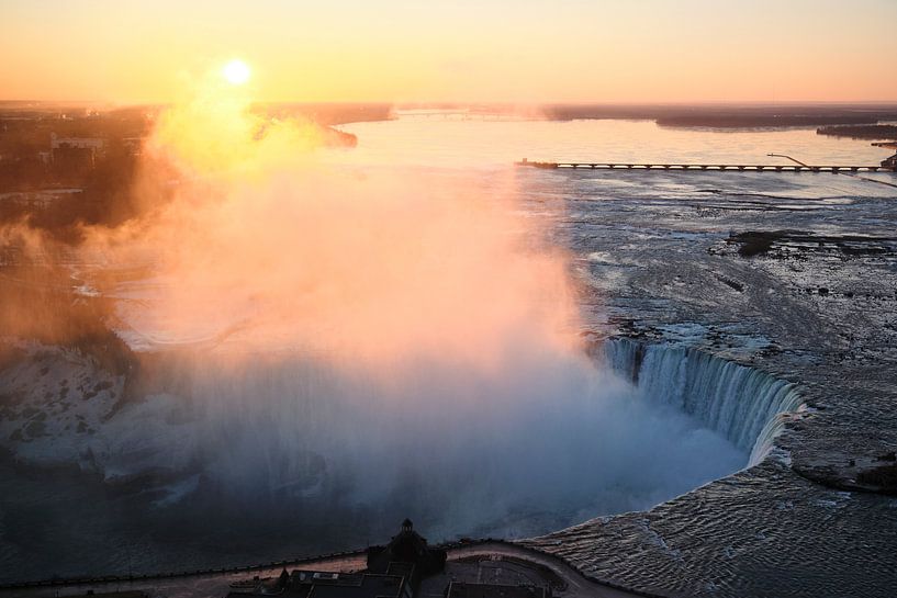 Lever de soleil sur les chutes du Niagara par PixelPower