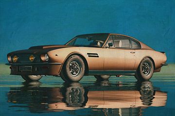 De klassieke Aston Martin V8 Vantage uit 1977