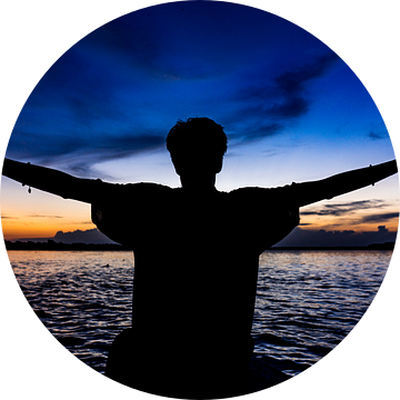 Omarm de Amazone rivier