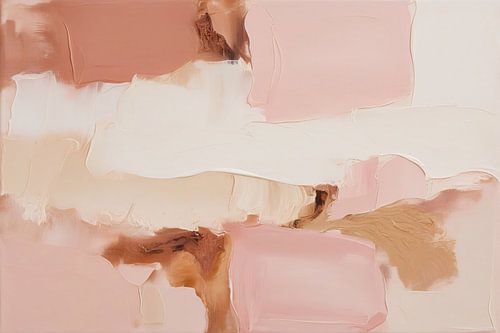 Abstracte zachte kleurcombinaties