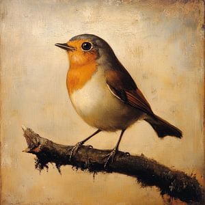 Robin in Zeitlose Stille