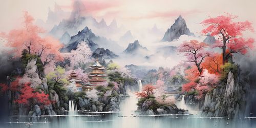 Very beautiful scenery with water and mountains