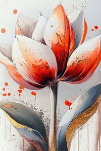 Rote Blume | Frühlingsgeflüster