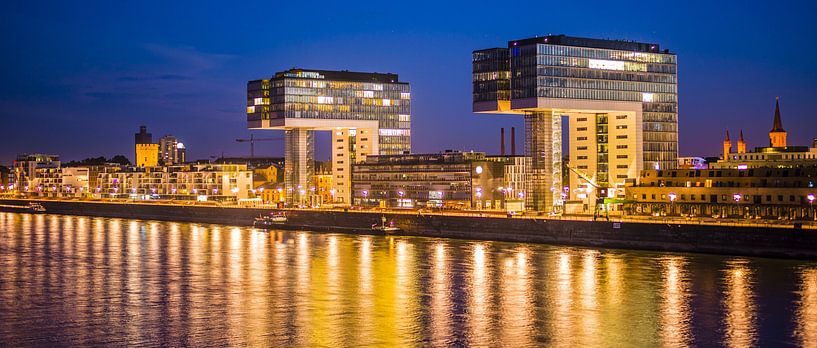 Crane houses on the Rhine, Cologne by Walter G. Allgöwer