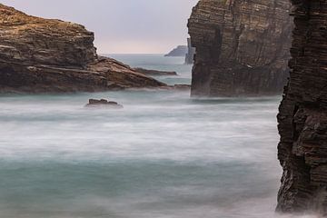 Playa de catedrales Galicia Spain by Peter Haastrecht, van