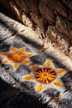 Flowering stone pattern by Poster Art Shop