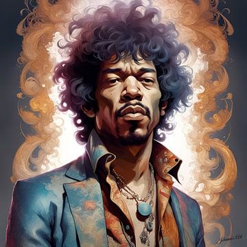 Jimi Hendrix von Johanna's Art