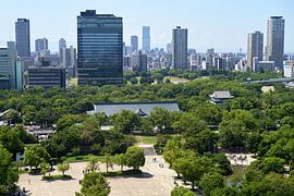 Osaka, gardens and buildings by André Bouterse
