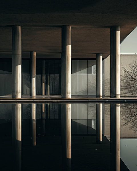 Berlijn van fernlichtsicht