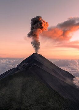 The primal force of Volcán de Fuego by Ewold Kooistra