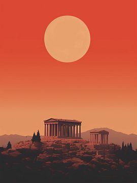 Acropolis Athens by haroulita