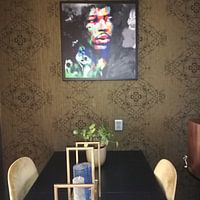 Kundenfoto: Motiv Jimi Hendrix Frame 01 Blurred Game -  Splash von Felix von Altersheim, auf leinwand