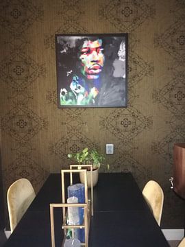 Kundenfoto: Motiv Jimi Hendrix Frame 01 Blurred Game -  Splash von Felix von Altersheim