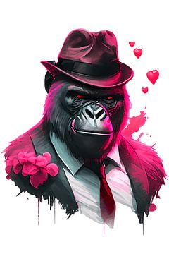 Gorilla van Pixel4ormer