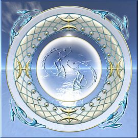 Zodiaque Pisces sur Shirley Hoekstra