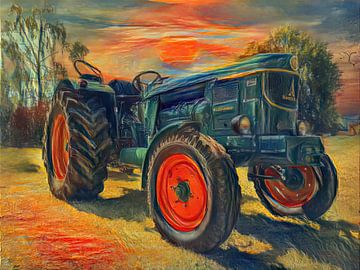 Trekker Deutz 06 Style van Edvard Munch van Christian Lauer