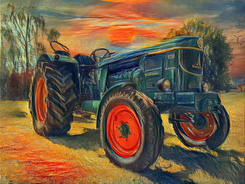 Tracteur Deutz 06 Style by Edvard Munch