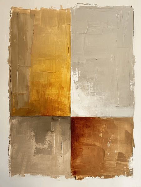 Modern abstract in earth tones by Studio Allee
