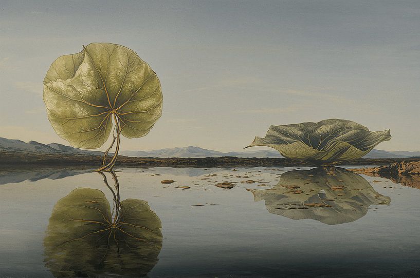 Entre l'eau et la feuille par Arthesis