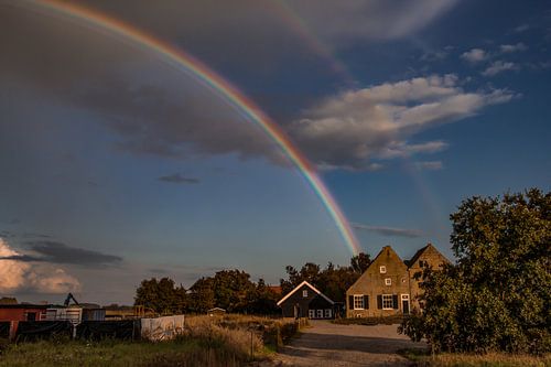 Regenboog boven Huize Hamerden