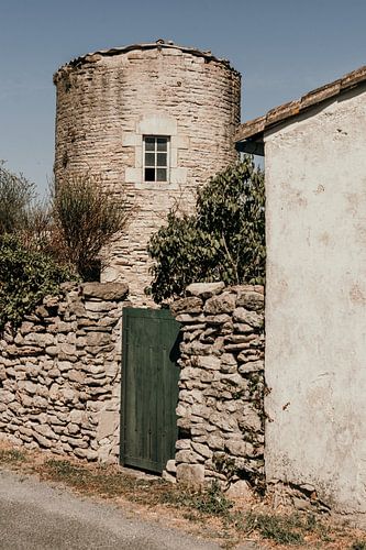 Rond stenen gebouw op Île de Ré - Frankrijk