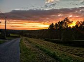 Zonsondergang in de Ardennen van Lucas van Gemert thumbnail