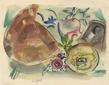 Frances Hodgkins - Gebroken aardewerk (1939) van Peter Balan