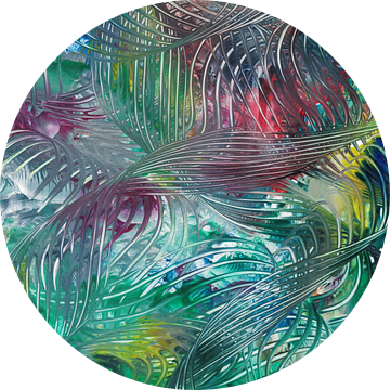 Gekleurde spiralen van Bethina de Reus