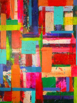 Abstract painting Tuscany by Playful Art