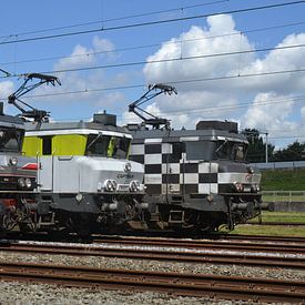 Line-up Captrain, Raillogix, HSL Logistik by Harold de Groot