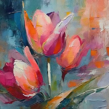 The Hibernation of Tulip Colours by Gisela- Art for You