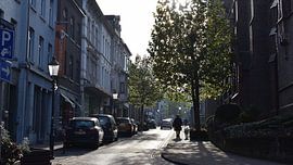 Herfstzon in de Kerkstraat van Tom Meijer