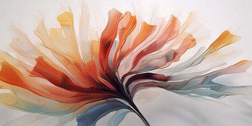 Bloem in breed formaat