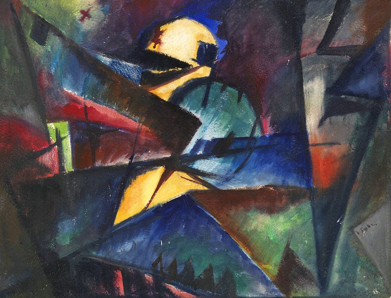 ARNOLD TOPP (Kubismus), Ohne Titel, 1916 von Atelier Liesjes