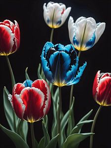Tulipes hollandaises sur Jolique Arte