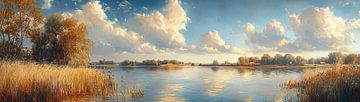 Dutch Landscape by Abstract Painting
