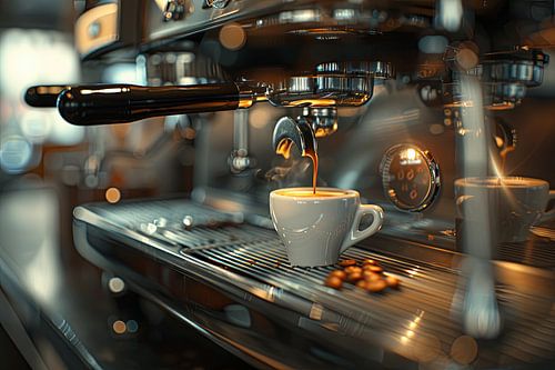 drink a cup of coffee or cappuccino