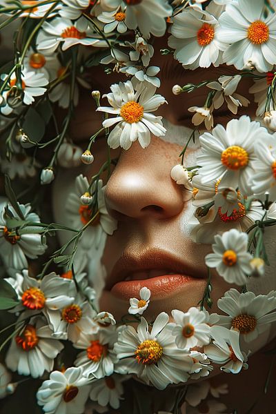 art with flowers by Egon Zitter