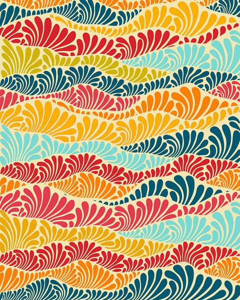 Laub-Mosaik von Kintsugi99 