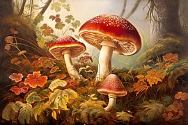 Fly agaric still life by Heike Hultsch