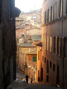 Straße in Siena von addy de meij