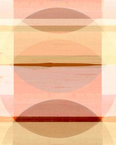 Abstrakte Bauhaus Formen Geometrie Sonnenuntergang
