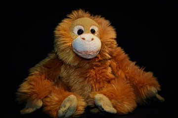 Cuddly toy monkey by Maud De Vries