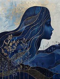 Blue Moon Style Abstrakt