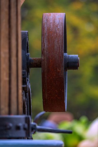 Historische monteurs op de koelmarkt van Laupheim