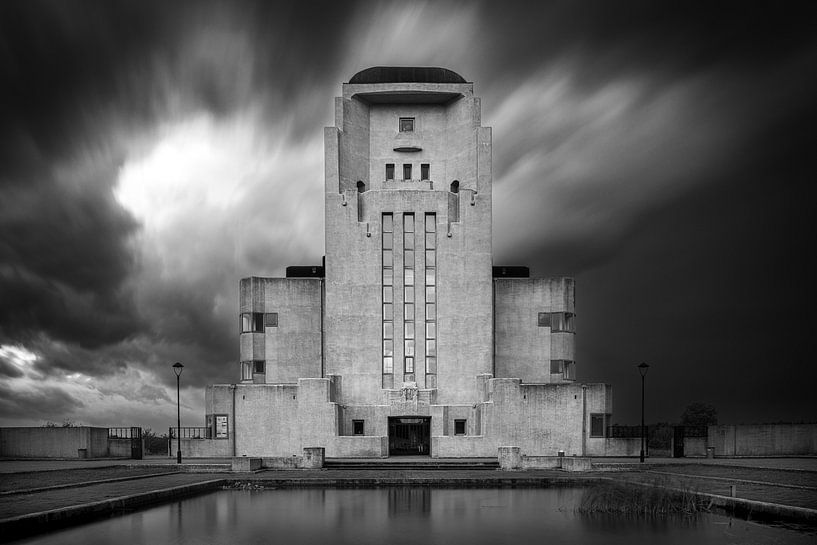 Radio Kootwijk (schwarz-weiß) von Evert Jan Luchies