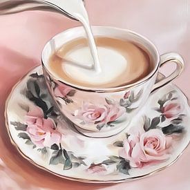 Rosa Kaffeetasse von IamHome Studio