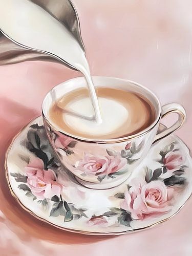Pink Coffee Cup