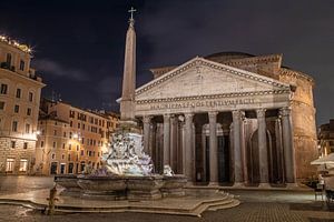 Rome - le Panthéon de nuit